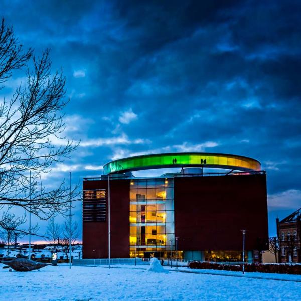 ARoS i snelandskab