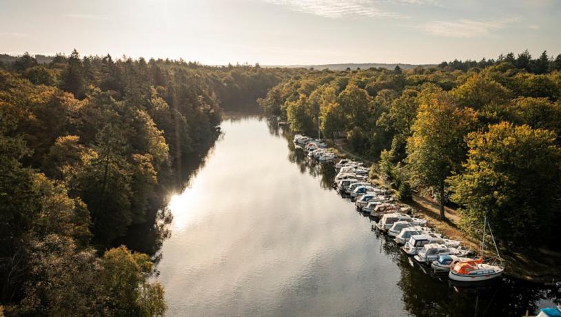 Indelukket ved Gudenåen i Silkeborg