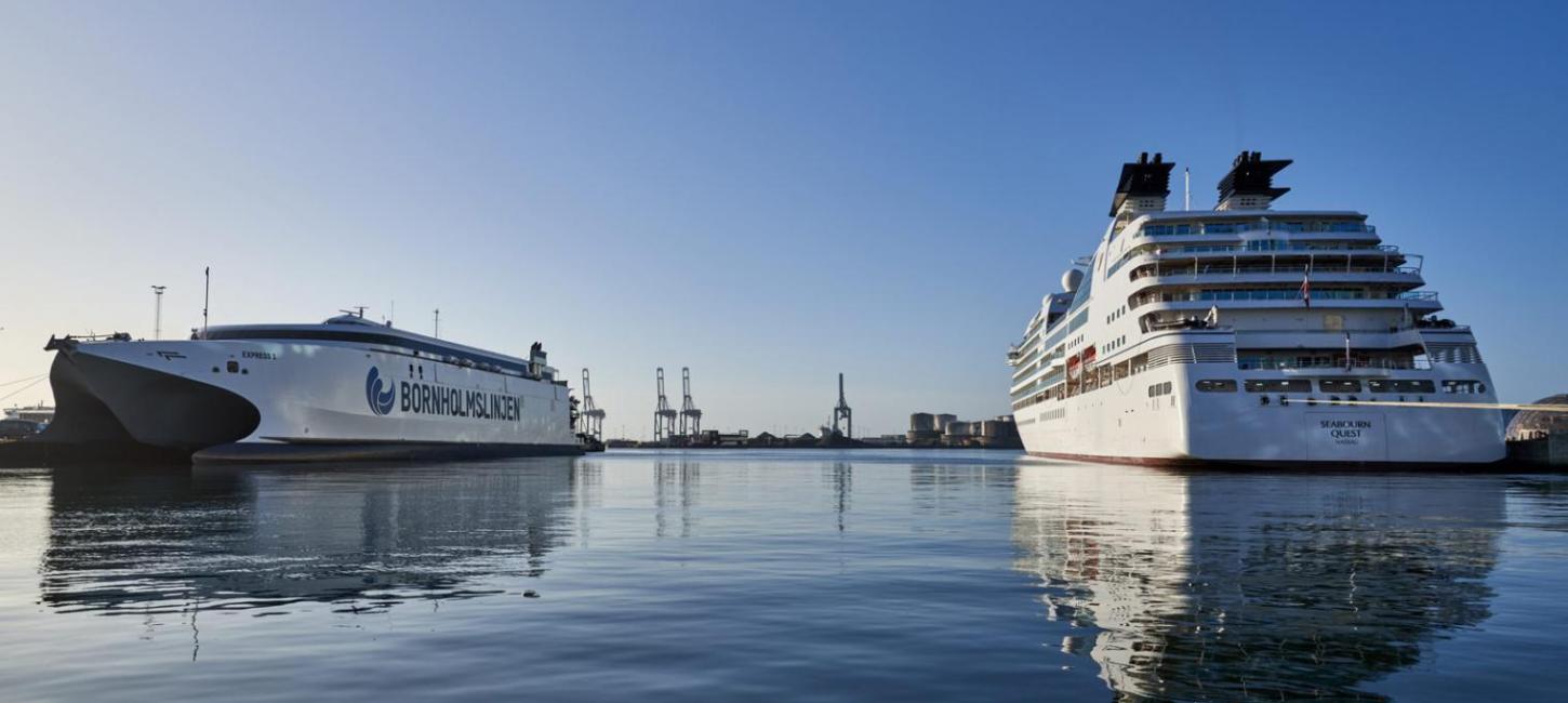 Krydstogtanløb i Aarhus Havn