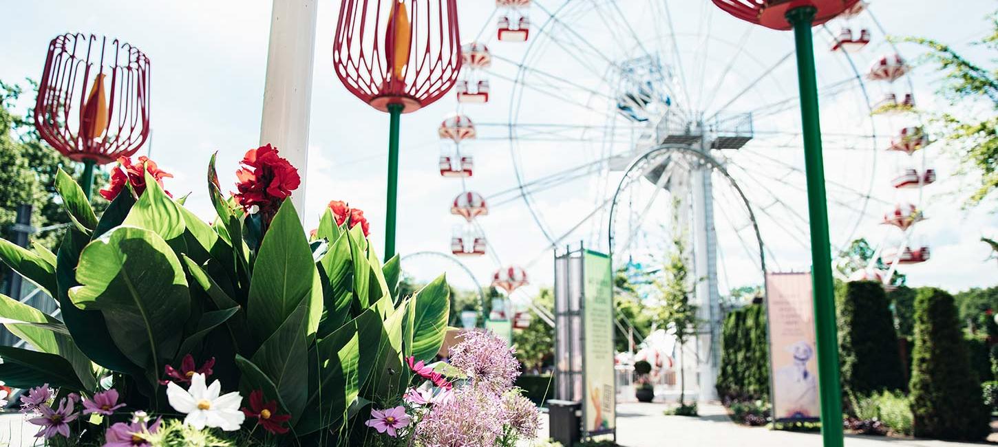 Blomsterfestival i Tivoli Friheden indgang