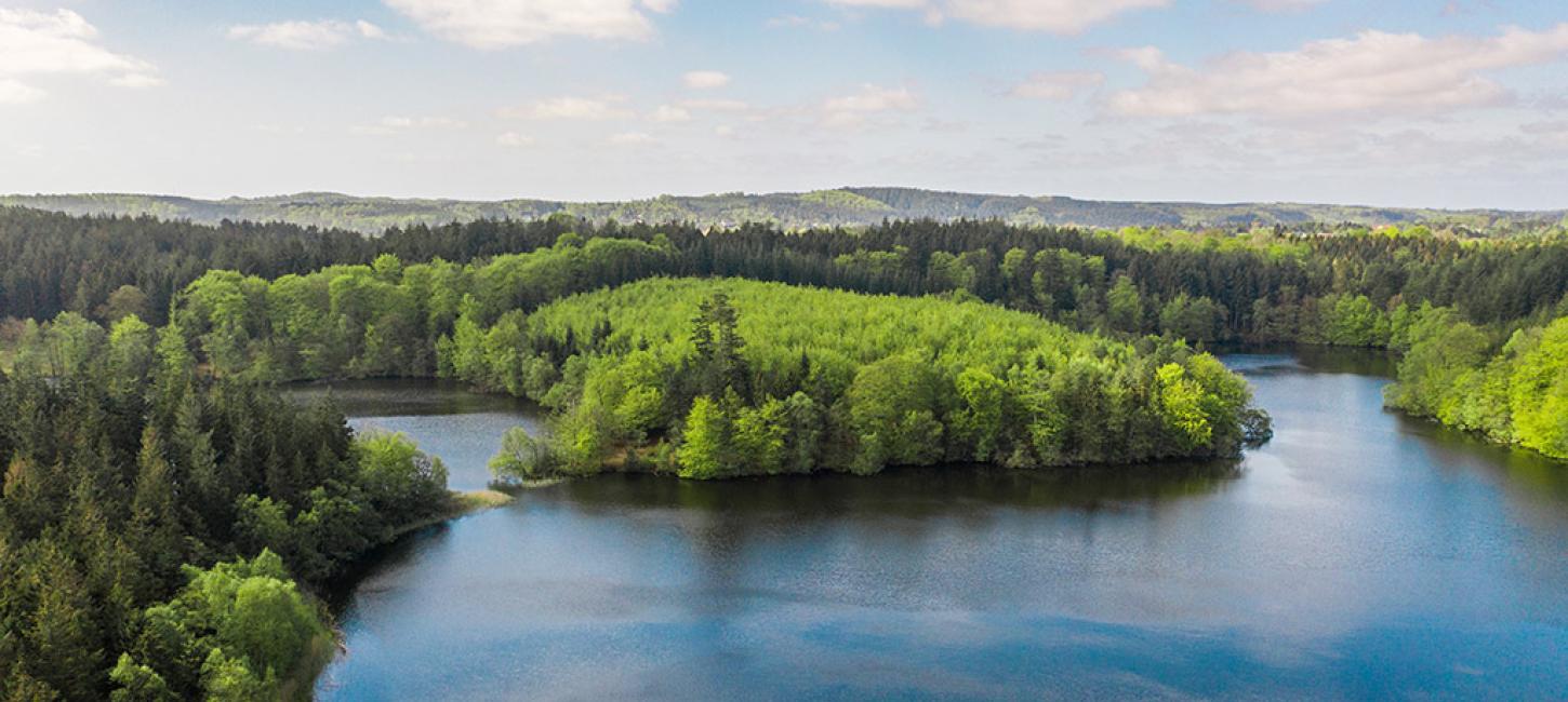 Avnsø og Gudenåen ved Silkeborg