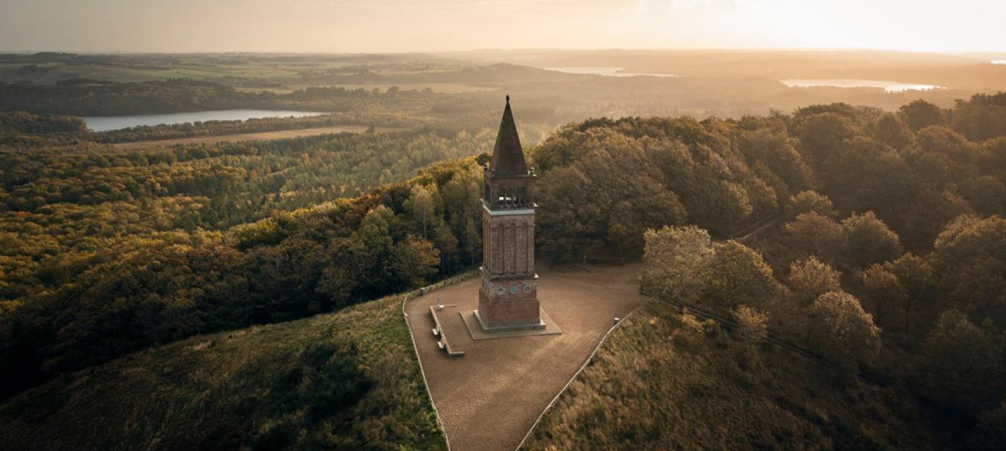 Himmelbjerget i Skanderborg, efterår