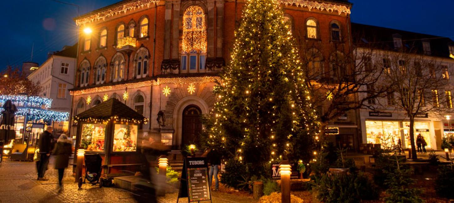 Julestemning på Rådhustorvet i Randers