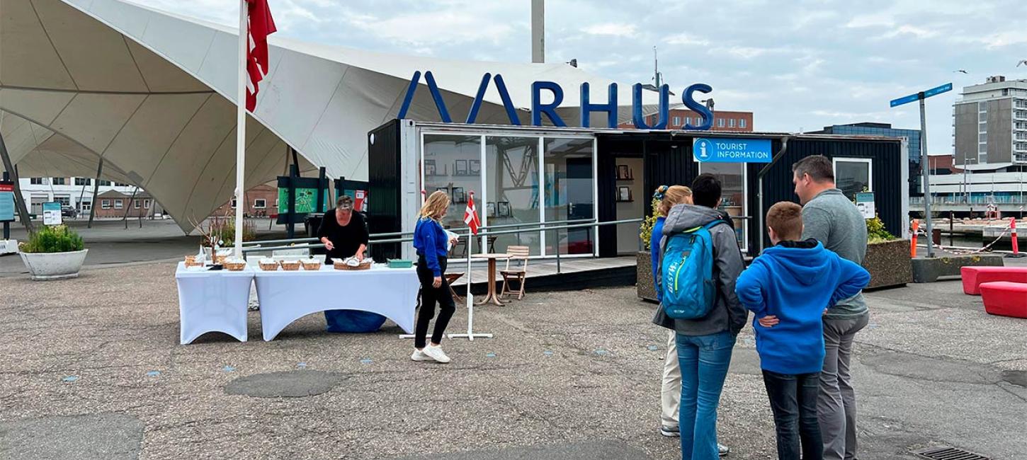 Krydstogtgæster ankommer til Aarhus