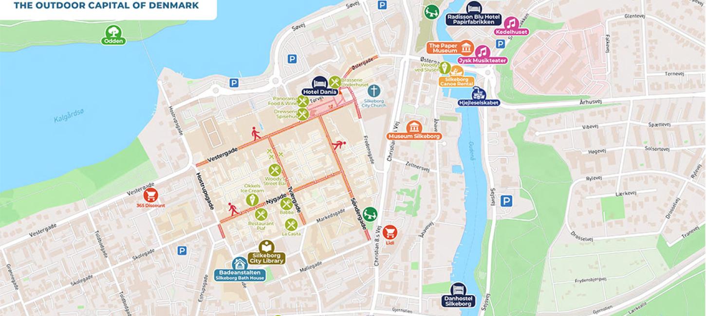 Map of Silkeborg