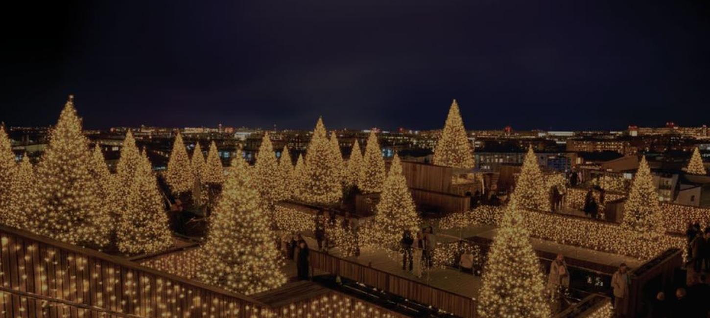 Christmas Garden på toppen af Salling i Aarhus