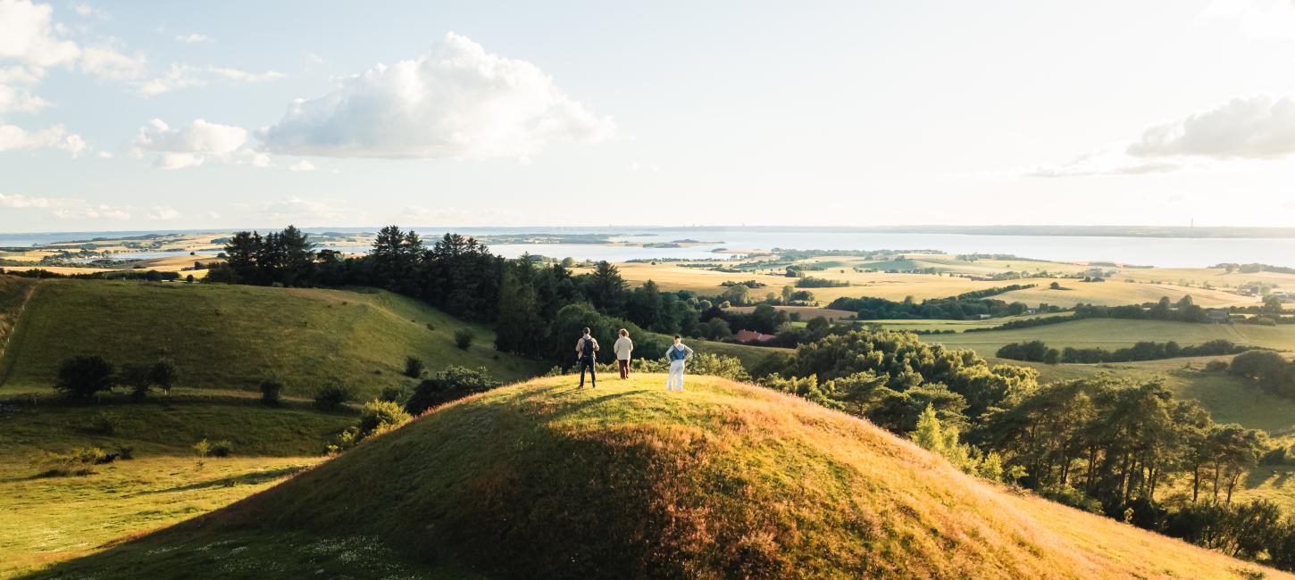 På toppen af Mols Bjerge med udsigt over bugten