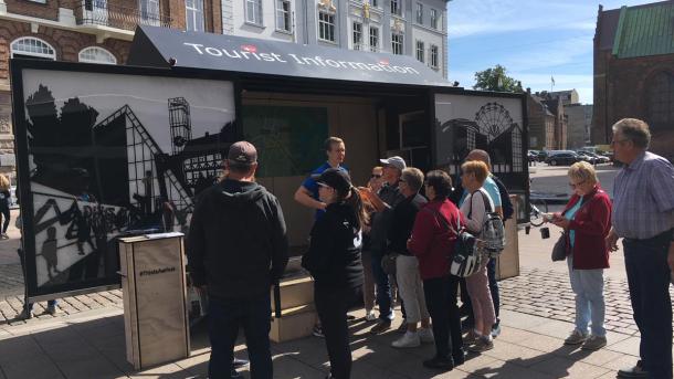 Turistinformation på Store Torv i Aarhus