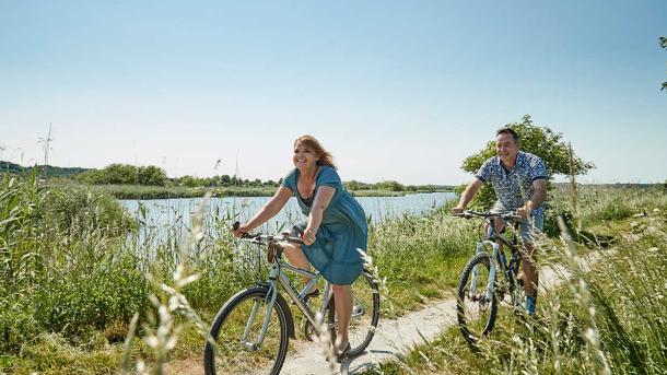 Cykeltur langs Gudenåen ved Randers