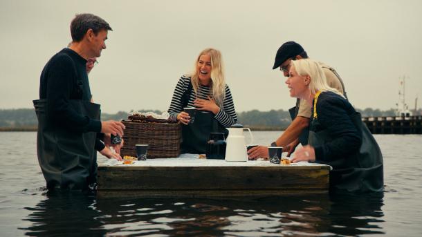 Morgenmad på vandet på Kyst- og Fjordcentret