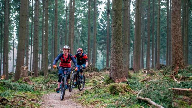 MTB gennem grandskov i Søhøjlandet ved Silkeborg