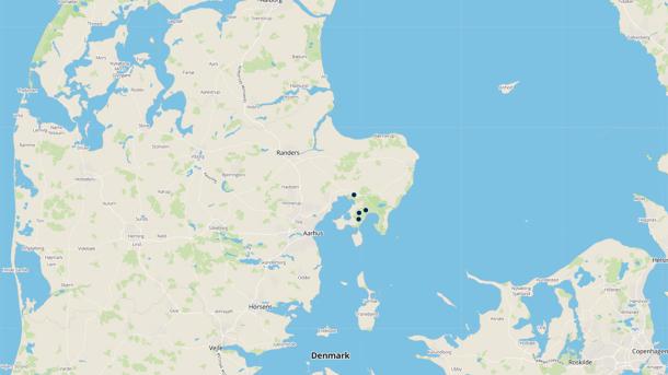 Kort Mols Bjerge på Djursland