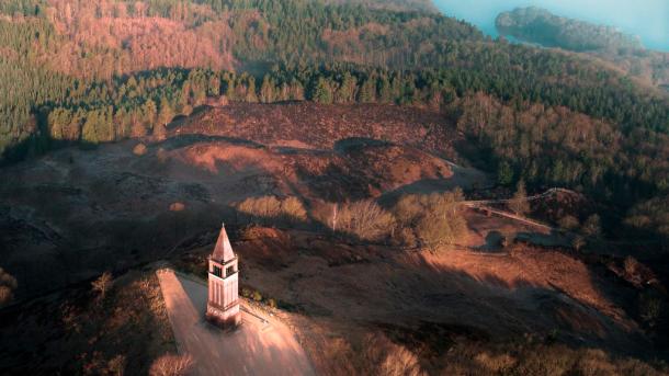 Himmelbjerget in the Lake District Denmark