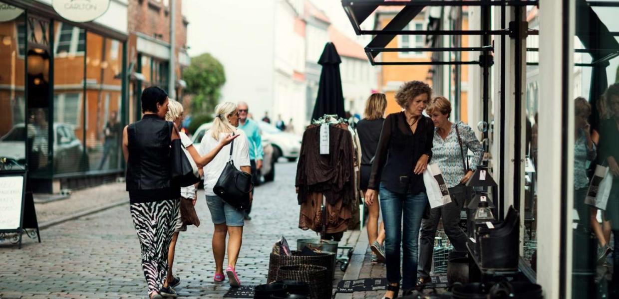 Shopping ved Volden i Latinerkvarteret i Aarhus