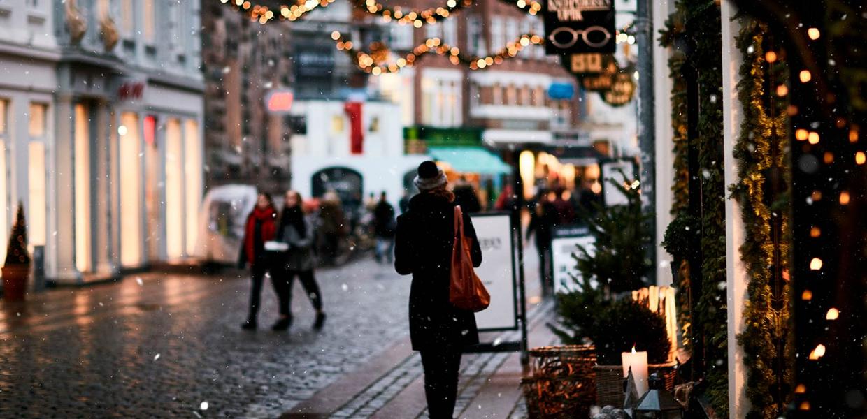 Juleshopping i Vestergade, Aarhus