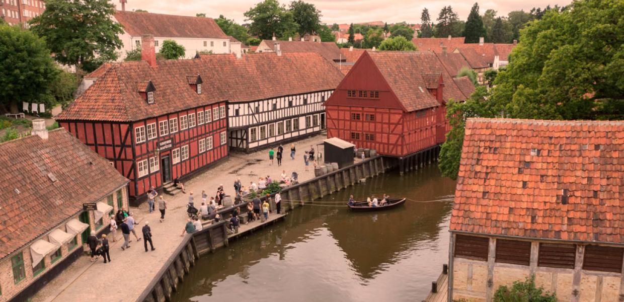 Den gamle By set fra luften