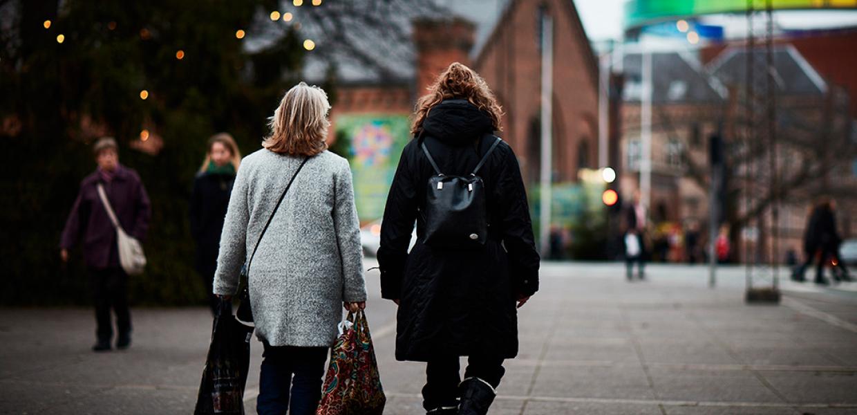 Venindetur til Aarhus vinter