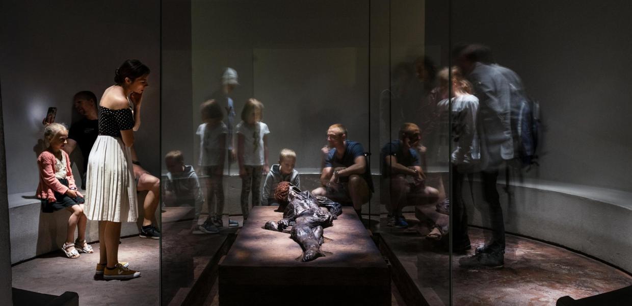 Grauballemanden på Moesgaard Museum i Aarhus