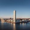 Indflyvning til Aarhus Ø med Light House