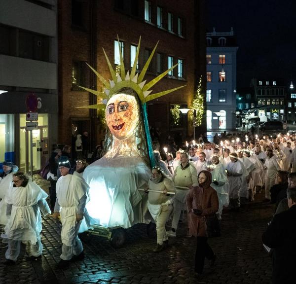 Lucia-optog i Aarhus