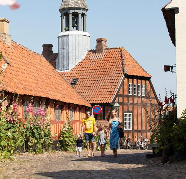 Familie i Ebeltoft på Djursland