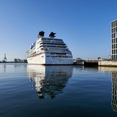 Krydstogtanløb i Aarhus Havn