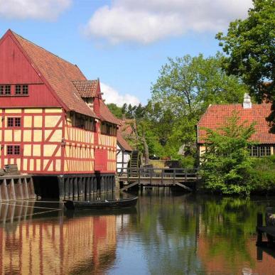 Havnen i Den Gamle By i Aarhus