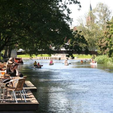 Hygge ved Remstrup Å i Silkeborg