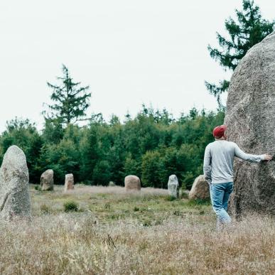 Høj Stene gravmonument i Favrskov