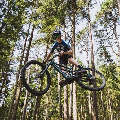 På mountainbike i Silkeborg