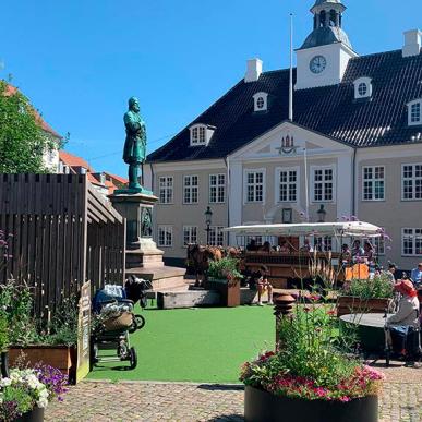 sommerstemning ved Randers Rådhus