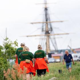 Frivillige ReThinker i Ebeltoft på Djursland