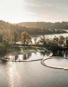 Vestre Søbad i Almindsø ved Silkeborg