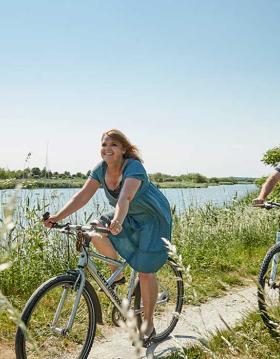 Cykeltur langs Gudenåen ved Randers