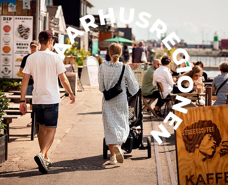 Par på tur på Aarhus Ø