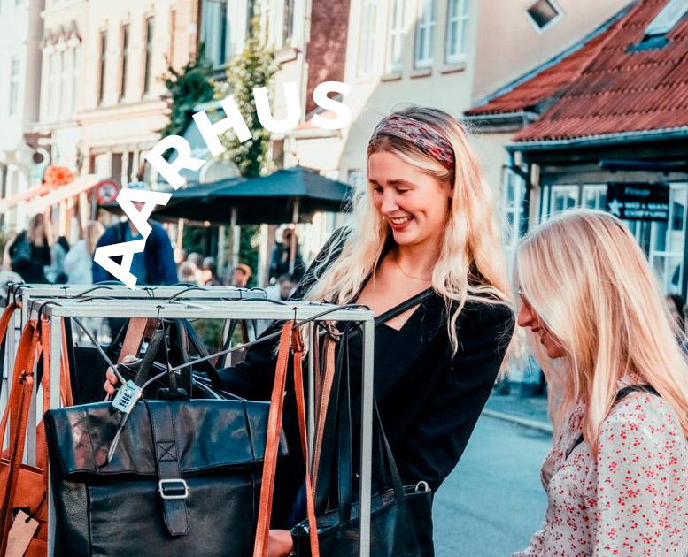 Sommer iog shopping i Aarhus