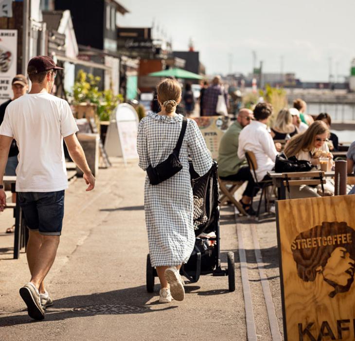 Par og hygge på Aarhus Ø