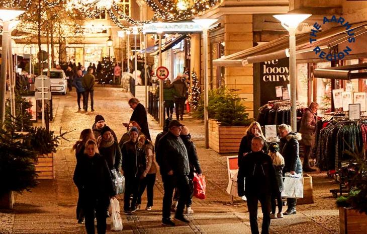 Christmas shopping in Randers